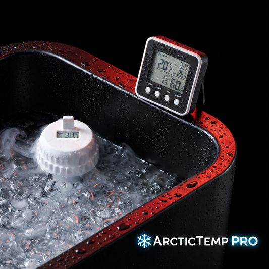 ArcticTemp Pro™ Precision Cold Plunge ThermoArcticTemeter - Hospital-Grade Accuracy | Floating Digital Display