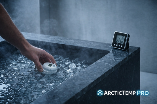 ArcticTemp Pro™ Precision Cold Plunge ThermoArcticTemeter - Hospital-Grade Accuracy | Floating Digital Display